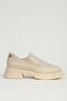 Beige Women's Loafer Pc-55216 - 2
