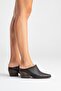 Devina Women's Genuine Leather Western Slippers Brown - 3