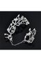 Reflect Your Elegance with the Stylish Stone Double-Finger Women's Steel Ring - 3