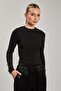 Women's Ribbon Sleeve Bodysuit - Black - 3