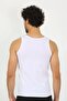 Men's Combed Cotton White Undershirt - 2