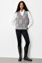Women's Patchwork Floral Felt Wool Vest Y.Füme_Y.G.Kurusu - 4