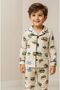 Boy's Car Patterned Long Sleeve Cotton Pajama Set 0007 - 3