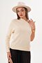 Women's One-Shoulder Detailed Knitwear Knitted Sweater 255161 -