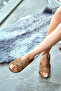Women's Mink Cross Plush House Slippers - 2