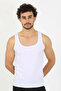 Men's Combed Cotton White Undershirt