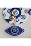 Luxury Gift Evil Eye Beaded Stone Eye Keychain - Bag Ornament (14,X9,5 cm) - 5