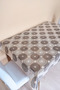 Lace-Like Transparent Covered Oil-Cloth Tablecloth -Cream Color-Different Sizes-Cftrnk