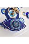 Luxury Gift Evil Eye Beaded Stone Eye Keychain - Bag Ornament (14,X9,5 cm) - 4