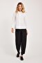 Women's Standard Fit Regular Cut Bow Tie White Shirt - 4