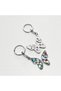 Keychain Bag Accessory Colorful Stone Butterfly Keychain Accessory - 4