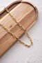 Steel Oval Paperclip Men's Chain Necklace 5mm Non-Tarnish