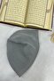Knitted Skullcap (Bohça for Men) - Hajj & Umrah Gift - Gray - 4