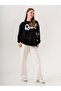Girl's Cotton Wide-Leg Oversize Design Sweatpants - 4