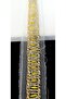 CUSTOM GOLD CHAIN BEADED STRIP ON WHITE TULE - 2