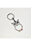 Keychain Bag Accessory Stoned Owl Figure Keychain Accessory Gold-Silver