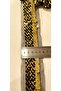 Black Gold Puls Sequin Ribbon on Black Tulle - 4