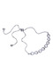 Silver S925, Infinity bracelet, ajustable