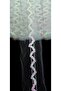 JANJAN PUL PAYET PLEAT STRIP ON WHITE TULE