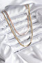 316L Steel Mix Color Italian Chain Model Women's Necklace - - 2