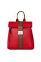 Manuel red genuine leather backpack - 2
