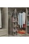 10-Compartment Bag Hanger Closet Organizer Hanging Bag Rack ()