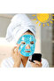 Therapy Gel Face Mask Cold and Hot Beaded Adjustable Mask (Blue) () - 3