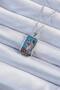 316L Steel Chain Silver Color Crown and Girl Figured Colorful Enamel Tarot Necklace -