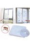 Window Glass Fly Screen-White (150 cm X 100 cm)+5M Tape () - 2