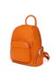 Enzo orange genuine leather backpack