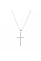 Silver Necklace Cross Pendant