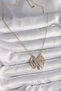316L Steel Gold Color Zircon Stone Vintage Model Women's Necklace - - 2
