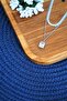 Bakla Model Zircon Baguette Stone Chain Steel Necklace - 4
