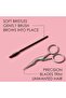 Brow Scissors & Spoolie Set – Hand-Sharpened Precision Blades for Brow Grooming - 5