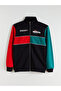 Mg Trenden Black Color Block Men's Zippered Sweatshirt - 5