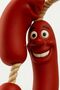 Sausage Shaped Silicone Dog Toy |   Durable Biting and Teeth Cleaning Toy - 6