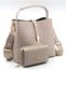 Women's New Season Cream Bag and Wallet Set