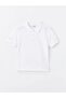 Kids White Polo Neck 100% Cotton Basic Boys T-Shirt 2-Piece Set - 7