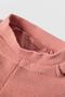 Girl's fleece-lined tracksuit set with zippered pockets - pink (2-piece) - 5