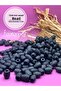 12X8 mm Black Oval Pasta Wooden Beads Twisted Sleeve (50 Gram 114 Pcs) Hole Diameter 3 mm Macrame Jewelry