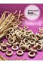 20 mm Raw Wood Flat Ring Beads (50 Gram 65 Pcs) Hole Diameter 12 mm Macrame Jewelry Design