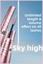 Brown Mascara That Gives Length and Volume to Eyelashes Lash Sensational Sky High - 3