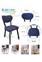 6-Piece Chair Cover, Elastic, Chair Cover, - 2