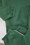 Yeşil Regular /Rahat Kesim Kapüşonlu Nakışlı İçi Polar Sweatshirt Eşofman Takım TMNAW24EM00000 - 7