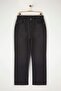 More Sustainable Siyah Yüksek Bel Comfort/Orta Esnek Straight Fit Büyük Beden Jeans TBBAW24CJ00045 - 5