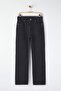 Siyah Yüksek Bel Straight Smoke Jeans TWOAW26JE00158 - 5