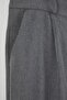 Gri Lastik Belli Wide Leg Büyük Beden Dokuma Pantolon TBBAW26AR00019 - 7