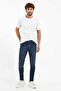 Men's Trousers Skinny Fit Lycra Brown Tint With Nails - 5