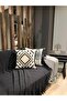 Renge Color Hand Tied Anthracite Sofa Cover 180*200 cm - 4