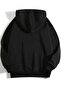 Unisex Heart Printed Oversize Sweatshirt - 2